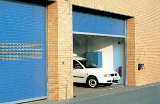 European composite metal rolling shutter door